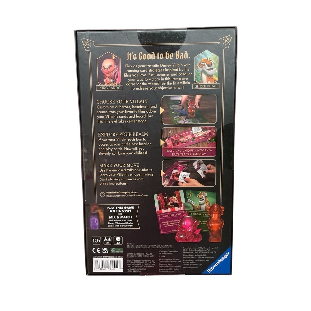 Disney Villainous: Sugar and Spite board game. Ravensburger - Picture 2 of 7
